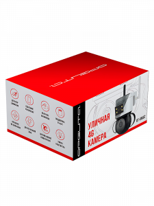 Камера видеонаблюдения уличная с сим картой и микрофоном 4 Mp Орбита OT-VNI52